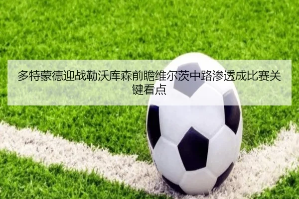 多特蒙德迎战勒沃库森前瞻维尔茨中路渗透成比赛关键看点 - kaiyun